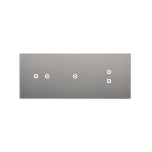 Panel dotykowy 3 moduły Simon 54 Touch DSTR3213/71 Kontakt-Simon srebrna mgła