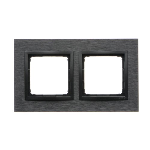 Ramka 2- krotna metalowa Simon 54 Nature DRN2/83 Kontakt-Simon inox dark