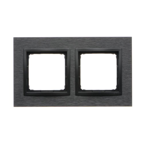 Ramka 2- krotna metalowa Simon 54 Nature DRN2/83 Kontakt-Simon inox dark