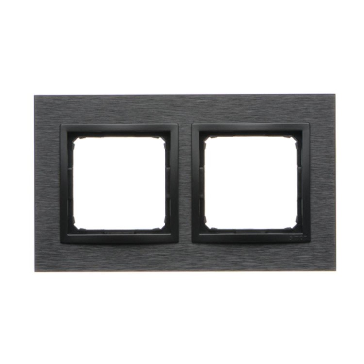 Ramka 2- krotna metalowa Simon 54 Nature DRN2/83 Kontakt-Simon inox dark