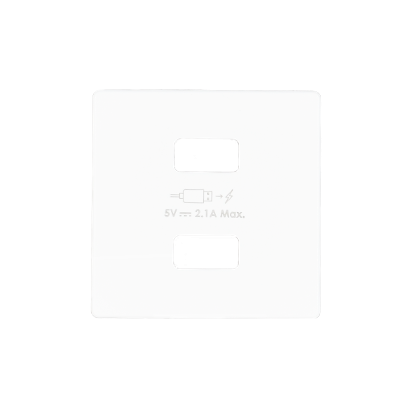 Pokrywa do ładowarki USB, typ A+A Simon 82 8221096-030 Kontakt-Simon biały