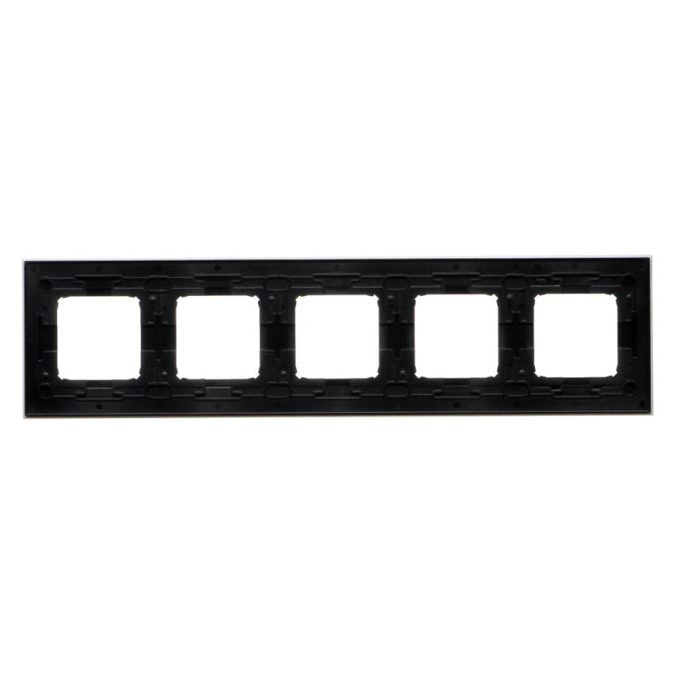 Ramka 5- krotna metalowa Simon 54 Nature DRN5/82 Kontakt-Simon inox nero