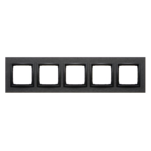 Ramka 5- krotna metalowa Simon 54 Nature DRN5/83 Kontakt-Simon inox dark
