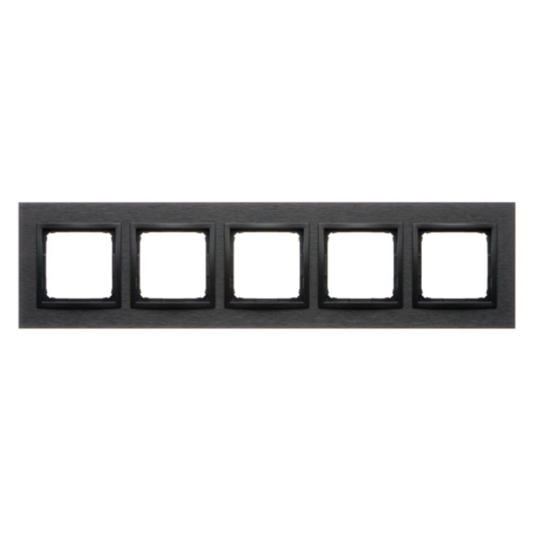 Ramka 5- krotna metalowa Simon 54 Nature DRN5/83 Kontakt-Simon inox dark