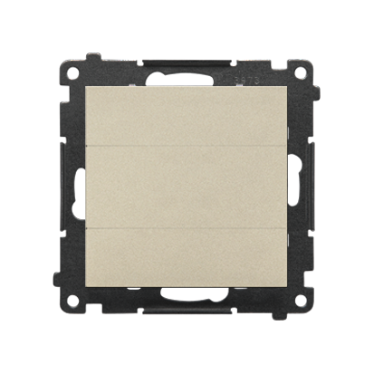 Zaślepka z ramką montażową Simon 55 TPS.01/144 Kontakt-Simon szampański mat