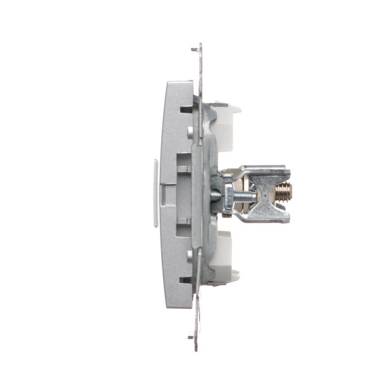 Gniazdo ekwipotencjalne Simon 54 DGEK1.01/43 Kontakt-Simon srebrny mat, metalizowany