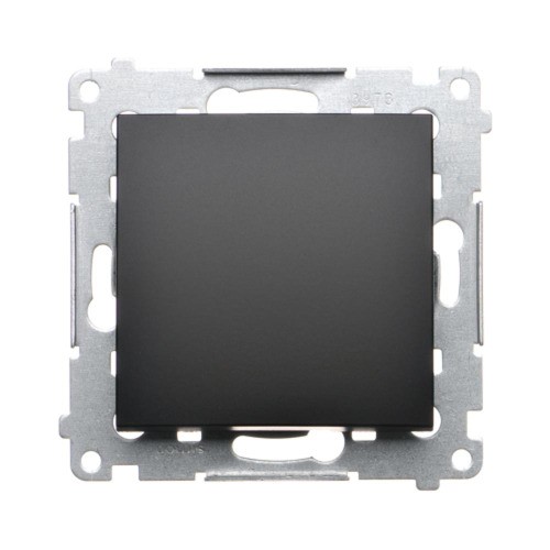Łącznik schodowy, bez piktogramu Simon 54 DW6A.01/X/49 Kontakt-Simon czarny mat