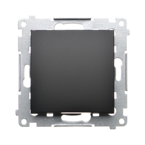Łącznik schodowy, bez piktogramu Simon 54 DW6A.01/X/49 Kontakt-Simon czarny mat