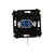 Łącznik na kluczyk żaluzjowy chwilowy Simon 55 TPZK.01/116 Kontakt-Simon grafitowy mat
