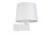 Lampa ścienna kinkiet Loft CHILLIN I WHITE 8201 NOWODVORSKI Lighting E27 nowoczesna oświetleniowa ścienna z włącznikiem Industrialna abażur tkanina biały biała metal idealna do hotelu sypialni Inspiracje Premium