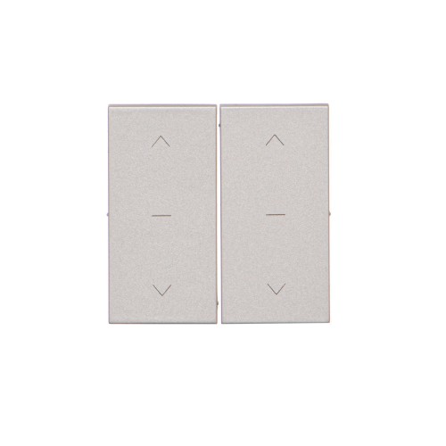 Klawisze z piktogramem do mechanizmów SZW2M: SZP2M Simon 55 TKZW2/143 Kontakt-Simon aluminium mat