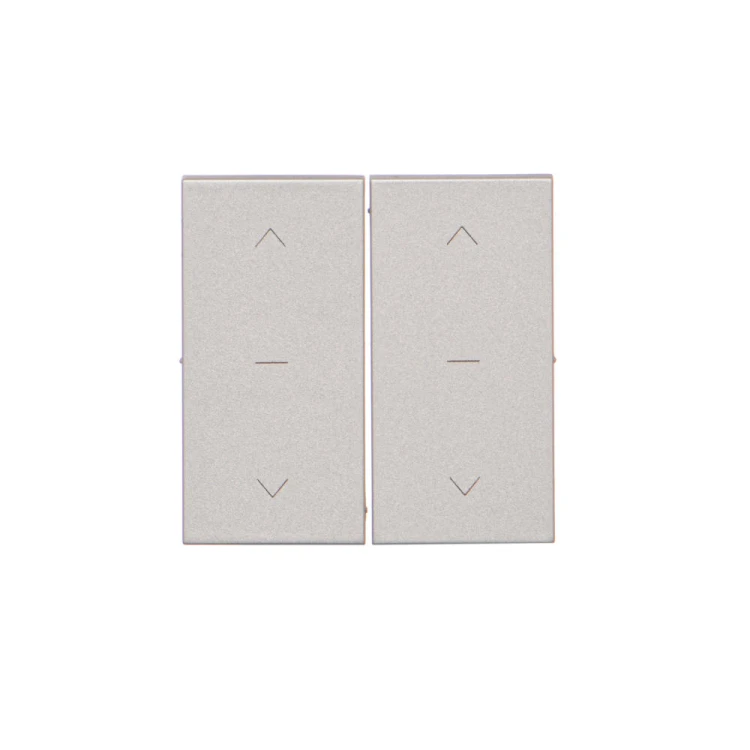 Klawisze z piktogramem do mechanizmów SZW2M: SZP2M Simon 55 TKZW2/143 Kontakt-Simon aluminium mat
