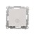 Przycisk pojedynczy zwierny bez piktogramu z podświetleniem LED Simon 55 TP1L.01/143 Kontakt-Simon aluminium mat