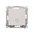 Przycisk pojedynczy zwierny bez piktogramu z podświetleniem LED Simon 55 TP1L.01/143 Kontakt-Simon aluminium mat