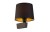 Lampa ścienna kinkiet Loft CHILLIN I BLACK GOLD 8197 NOWODVORSKI Lighting E27 nowoczesna oświetleniowa ścienna z włącznikiem Industrialna abażur tkanina czarno-złota czarna złota metal idealna do hotelu sypialni Inspiracje Premium