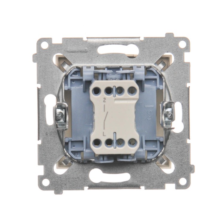 Łącznik jednobiegunowy Simon 54 DW1.01/41 Kontakt-Simon kremowy