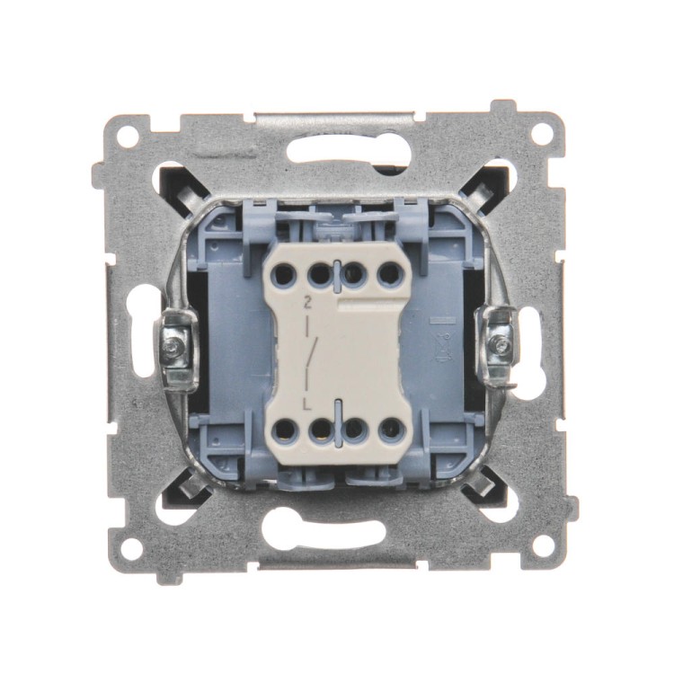 Łącznik jednobiegunowy Simon 54 DW1.01/48 Kontakt-Simon antracyt, metalizowany
