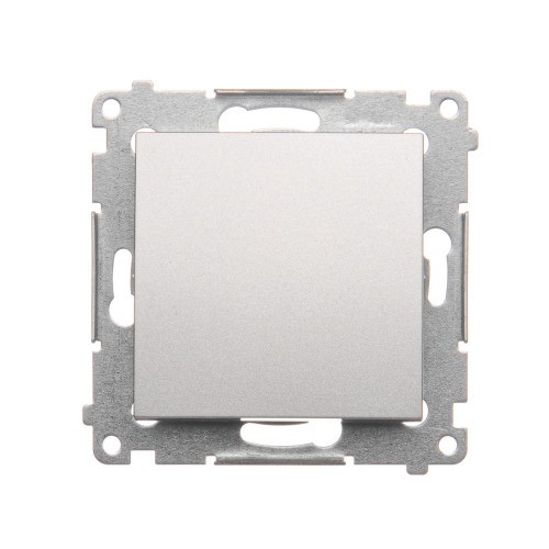 Łącznik jednobiegunowy Simon 54 DW1A.01/43 Kontakt-Simon srebrny mat, metalizowany