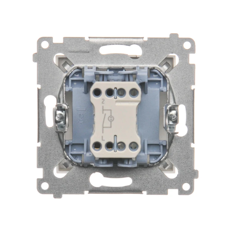 Łącznik jednobiegunowy z podświetleniem LED Simon 54 DW1L.01/44 Kontakt-Simon złoty mat, metalizowany