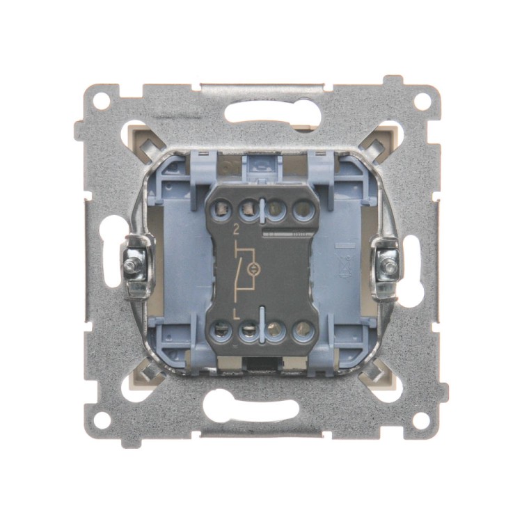 Łącznik jednobiegunowy z podświetleniem LED Simon 54 DW1AL.01/41 Kontakt-Simon kremowy
