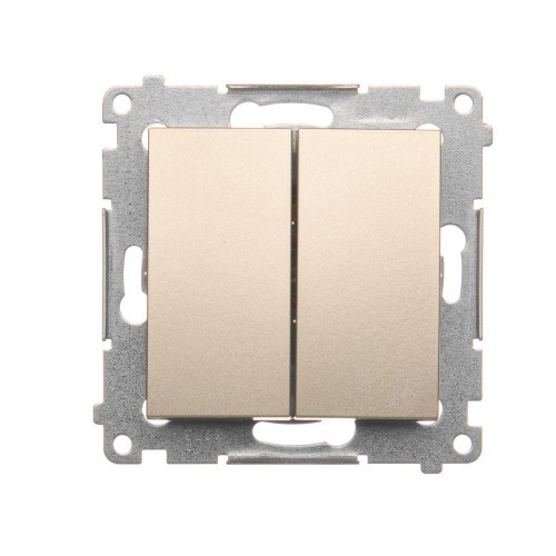 Łącznik świecznikowy Simon 54 DW5.01/44 Kontakt-Simon złoty mat, metalizowany