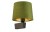 Lampa ścienna kinkiet Loft CHILLIN I GREEN GOLD 8198 NOWODVORSKI Lighting E27 nowoczesna oświetleniowa ścienna z włącznikiem Industrialna abażur aksamit zielono-złota zielona złota metal idealna do hotelu sypialni Inspiracje Premium