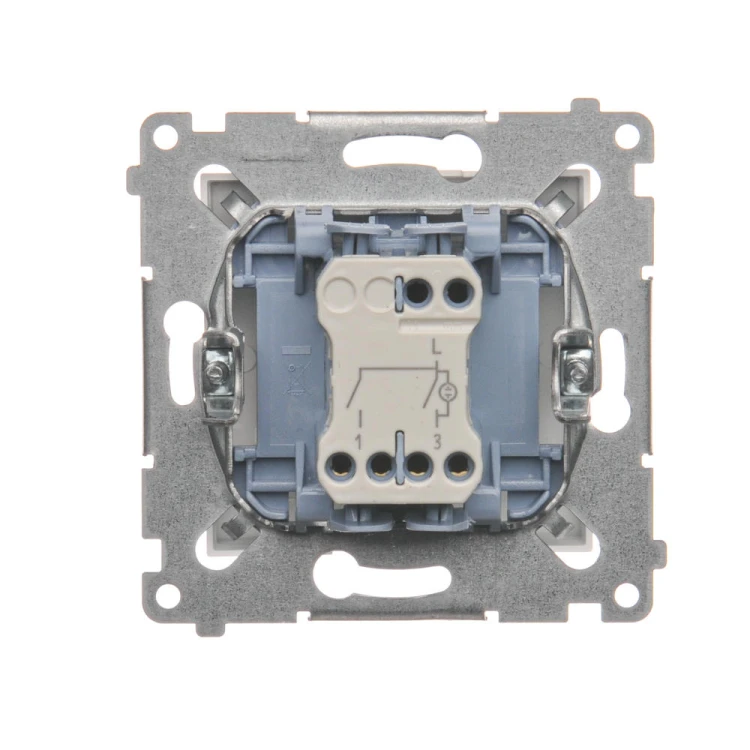 Łącznik świecznikowy z podświetleniem LED do wersji IP44 Simon 54 DW5BL.01/11 Kontakt-Simon biały