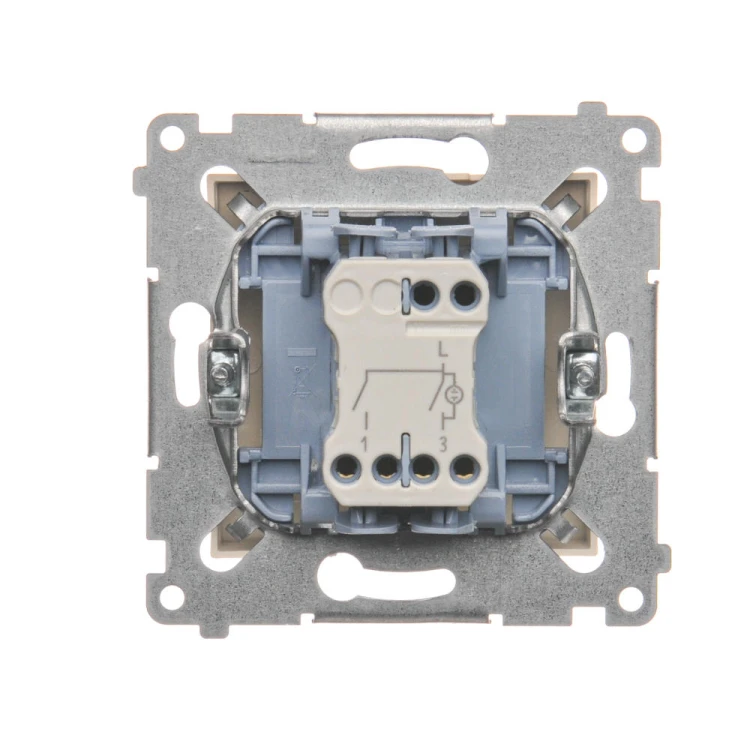 Łącznik świecznikowy z podświetleniem LED do wersji IP44 Simon 54 DW5BL.01/41 Kontakt-Simon kremowy