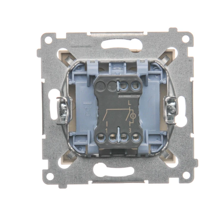 Łącznik świecznikowy z podświetleniem LED do wersji IP44 Simon 54 DW5ABL.01/41 Kontakt-Simon kremowy