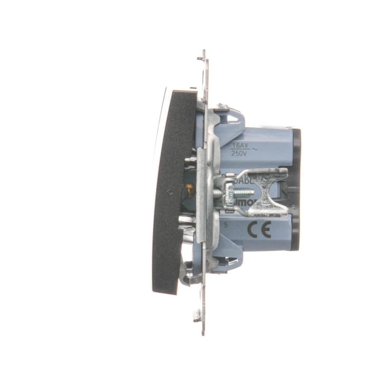 Łącznik świecznikowy z podświetleniem LED do wersji IP44 Simon 54 DW5ABL.01/48 Kontakt-Simon antracyt, metalizowany