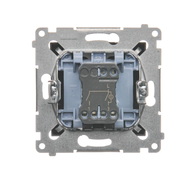 Łącznik świecznikowy z podświetleniem LED do wersji IP44 Simon 54 DW5ABL.01/48 Kontakt-Simon antracyt, metalizowany