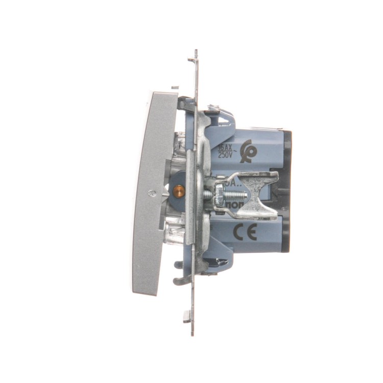 Łącznik schodowy Simon 54 DW6A.01/43 Kontakt-Simon srebrny mat, metalizowany