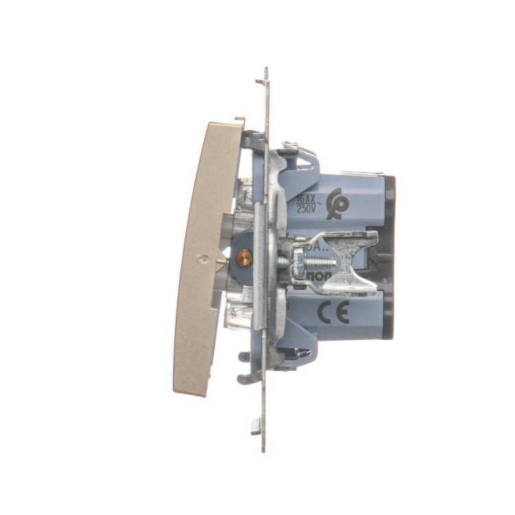 Łącznik schodowy Simon 54 DW6A.01/44 Kontakt-Simon złoty mat, metalizowany