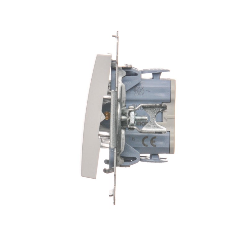 Łącznik schodowy z podświetleniem LED Simon 54 DW6L.01/11 Kontakt-Simon biały