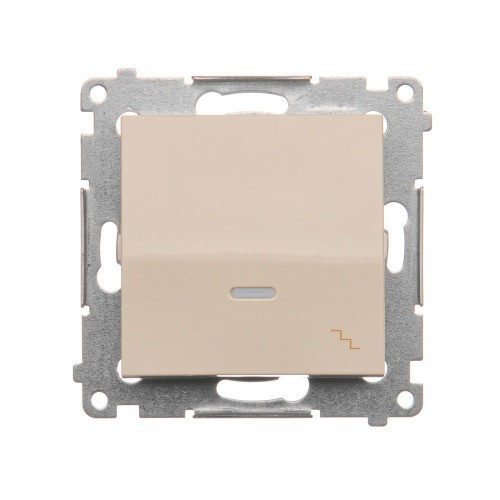 Łącznik schodowy z podświetleniem LED Simon 54 DW6L.01/41 Kontakt-Simon kremowy