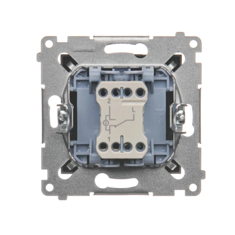 Łącznik schodowy z podświetleniem LED Simon 54 DW6L.01/48 Kontakt-Simon antracyt, metalizowany