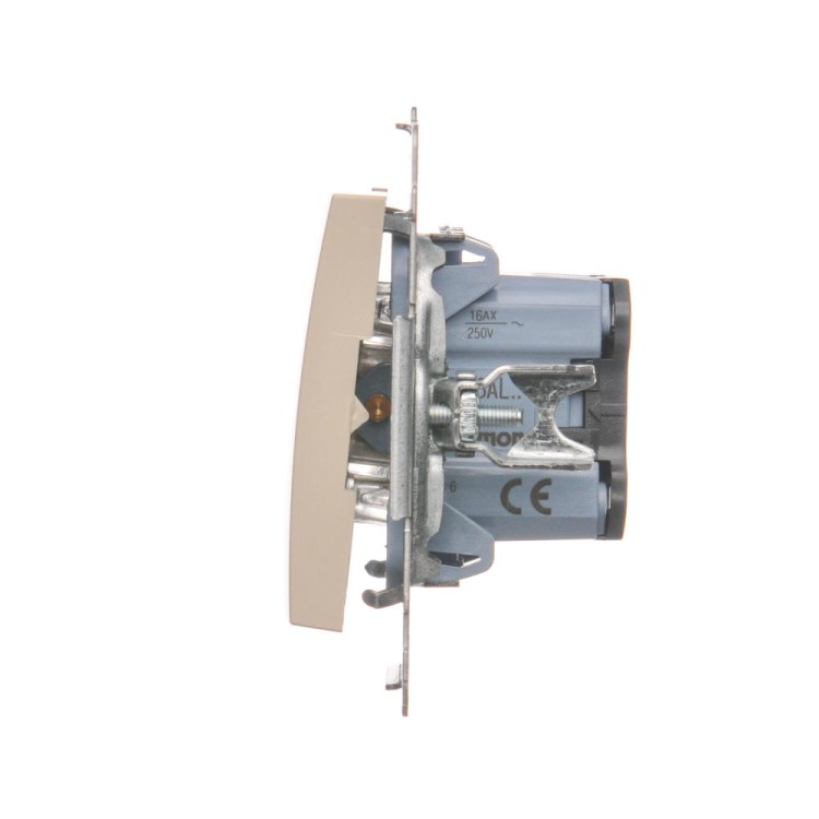 Łącznik schodowy z podświetleniem LED Simon 54 DW6AL.01/41 Kontakt-Simon kremowy