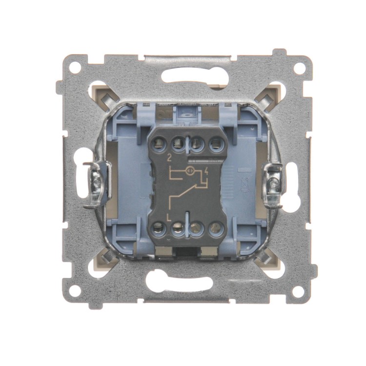 Łącznik schodowy z podświetleniem LED Simon 54 DW6AL.01/41 Kontakt-Simon kremowy