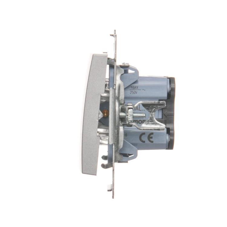 Łącznik schodowy z podświetleniem LED Simon 54 DW6AL.01/43 Kontakt-Simon srebrny mat, metalizowany