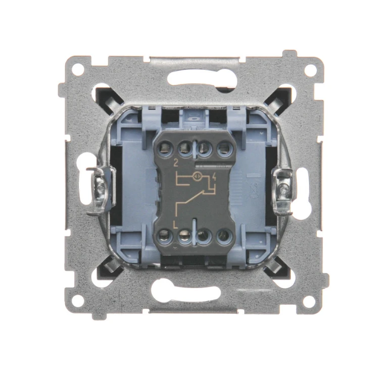 Łącznik schodowy z podświetleniem LED Simon 54 DW6AL.01/48 Kontakt-Simon antracyt, metalizowany