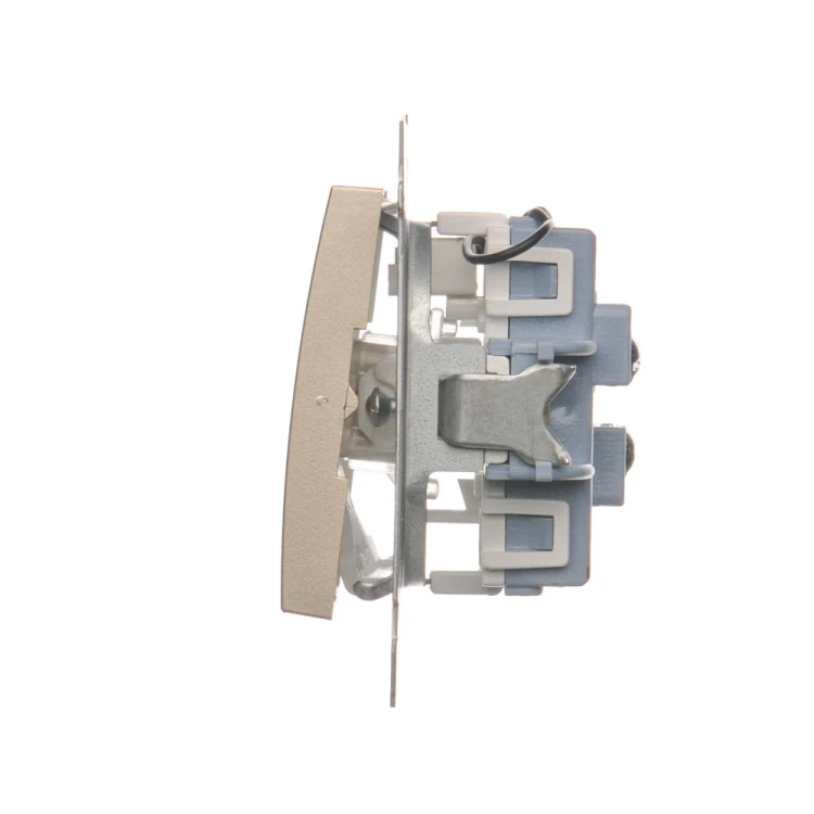 Łącznik schodowy podwójny z podświetleniem LED Simon 54 DW6/2L.01/44 Kontakt-Simon złoty mat, metalizowany