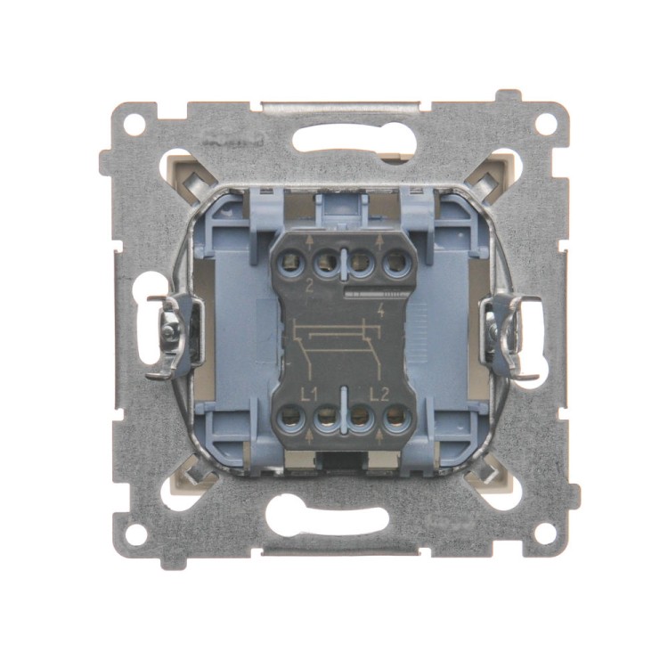 Łącznik krzyżowy Simon 54 DW7A.01/41 Kontakt-Simon kremowy