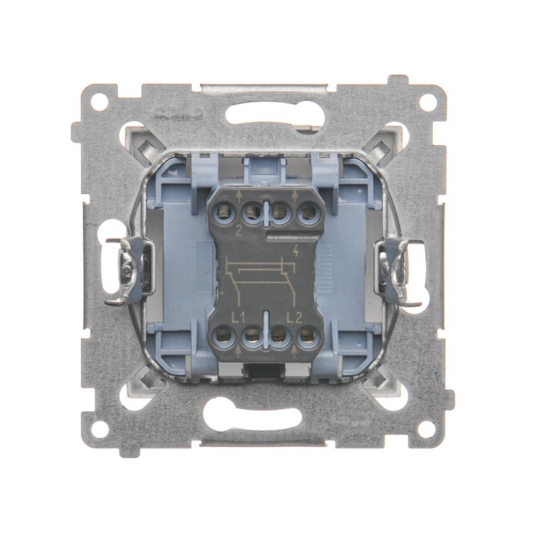 Łącznik krzyżowy Simon 54 DW7A.01/44 Kontakt-Simon złoty mat, metalizowany