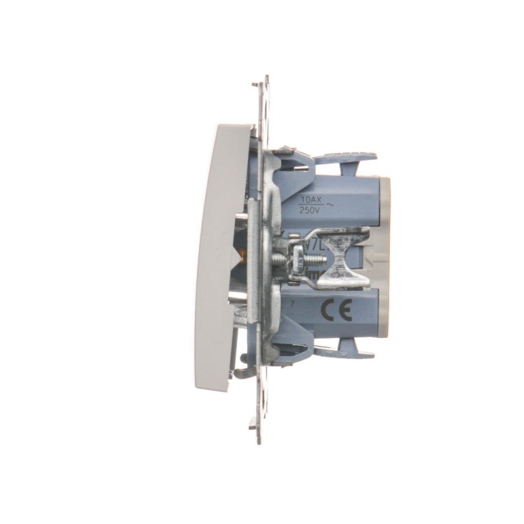 Łącznik krzyżowy z podświetleniem LED Simon 54 DW7L.01/11 Kontakt-Simon biały