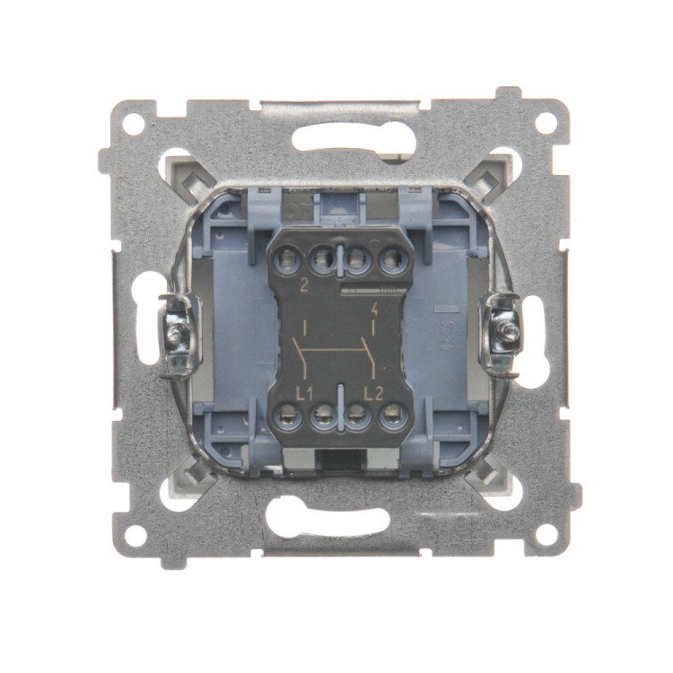 Łącznik dwubiegunowy Simon 54 DW2A.01/44 Kontakt-Simon złoty mat, metalizowany