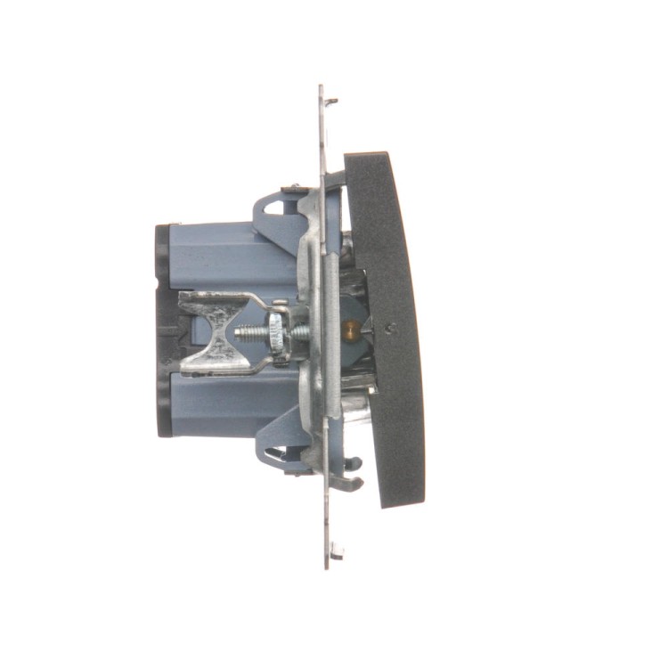 Łącznik dwubiegunowy Simon 54 DW2A.01/48 Kontakt-Simon antracyt, metalizowany