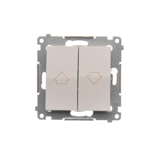 Przycisk żaluzjowy pojedynczy Simon 54 DZP1.01/11 Kontakt-Simon biały