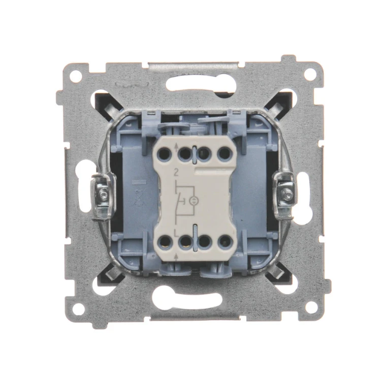 Przycisk "światło" z podświetleniem LED Simon 54 DS1L.01/48 Kontakt-Simon antracyt, metalizowany