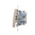 Przycisk pojedynczy zwierny bez piktogramu z podświetleniem LED Simon 54 DP1L.01/44 Kontakt-Simon złoty mat, metalizowany