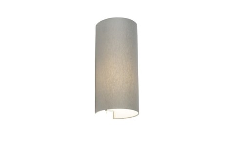Lampa ścienna kinkiet Loft VELERO I GRAY 8043 NOWODVORSKI Lighting E27 nowoczesna oświetleniowa ścienna z włącznikiem Industrialna abażur tkanina szara szary idealna do hotelu sypialni Inspiracje Premium